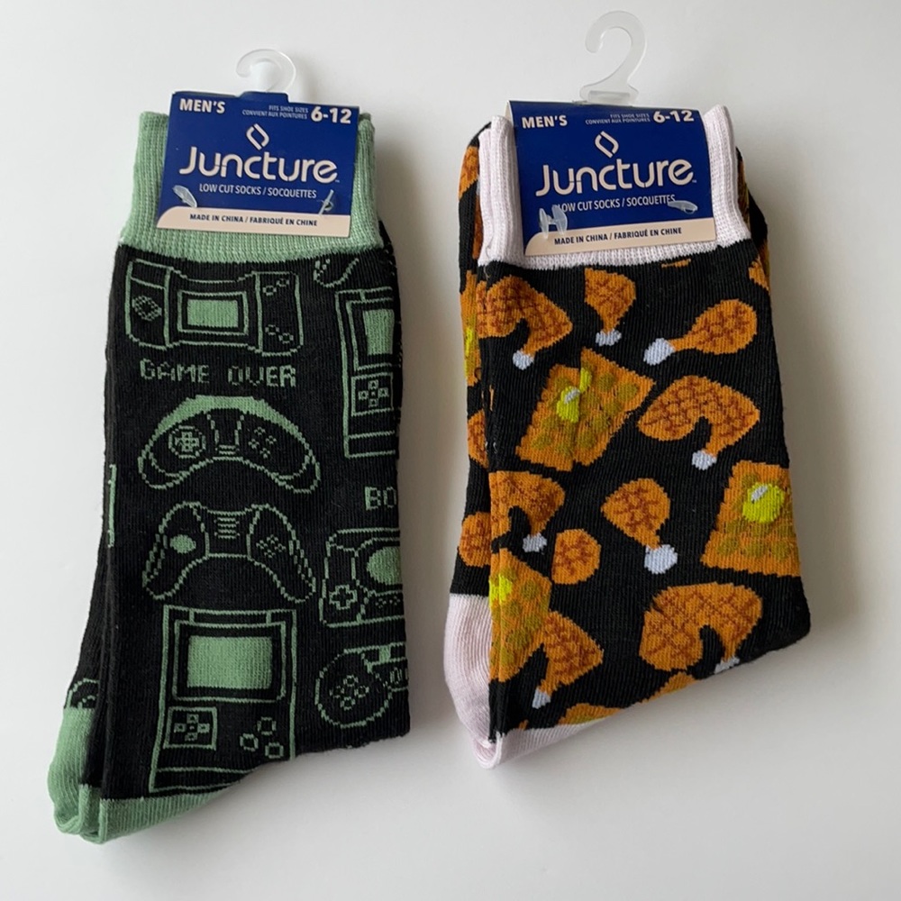 Juncture mens size 6-12 socks ! Low cut style